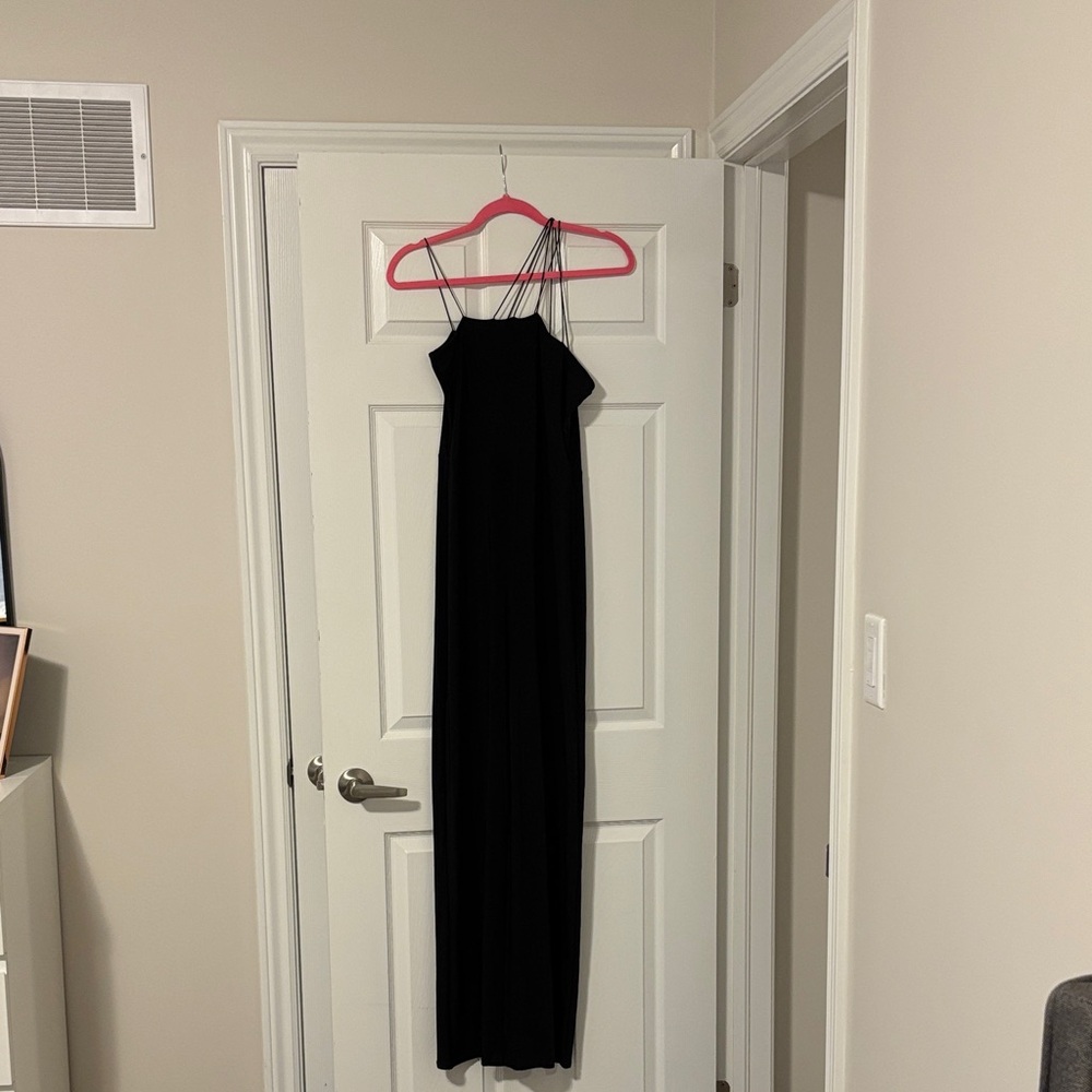 Boohoo Sleek Black Jumpsuit